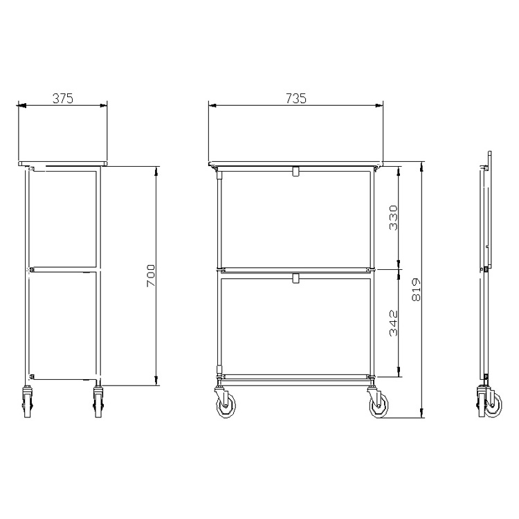 most popular airline galley cart producer for flying field-1