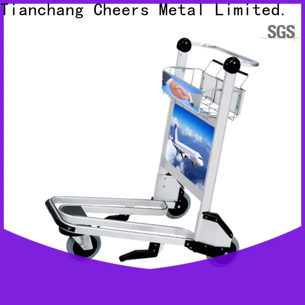 Cheerong airport baggage trolley producer for flying field