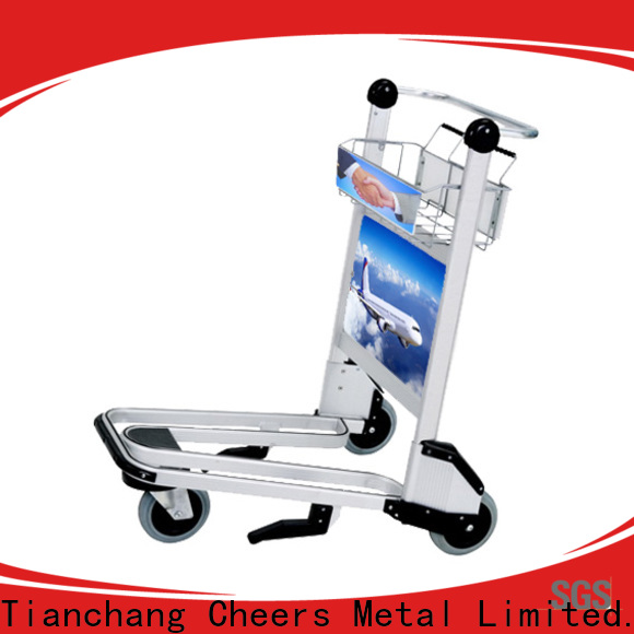 best quality luggage cart airport exporter for airdrome