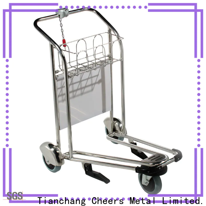 best quality luggage cart airport producer for airdrome