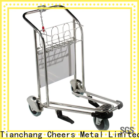 Cheerong high-end quality luggage cart airport producer for airdrome