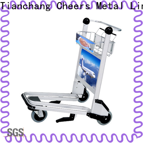 high-end quality airport luggage cart exporter for flying field