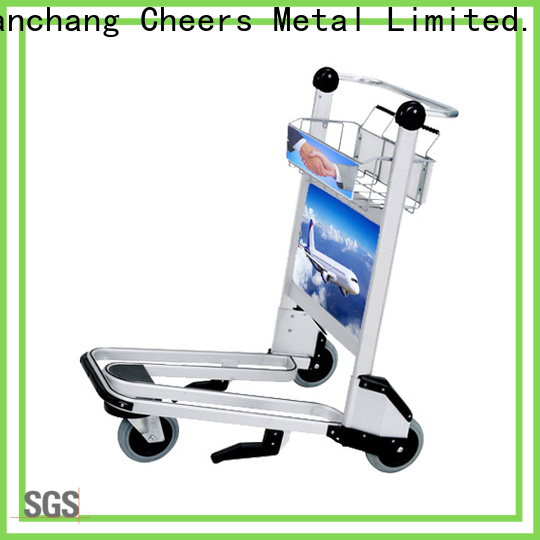 Cheerong high-end quality baggage trolley airport wholesaler trader for airport