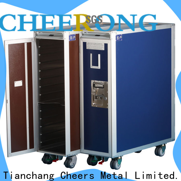 Durable Airport Luggage Trolley with Silent Casters manufacturer for airdrome