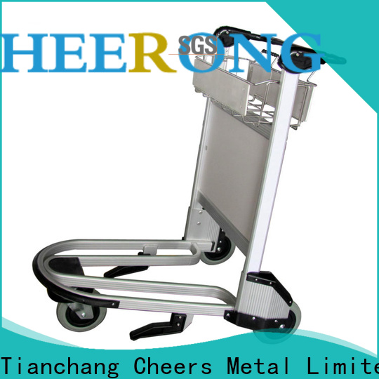 Best quality airport luggage trolley for sale factory for airport