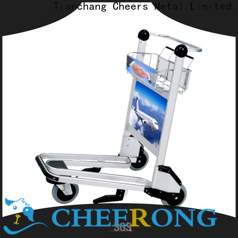 Cheerong Leading airport luggage trolly exporter for flying field