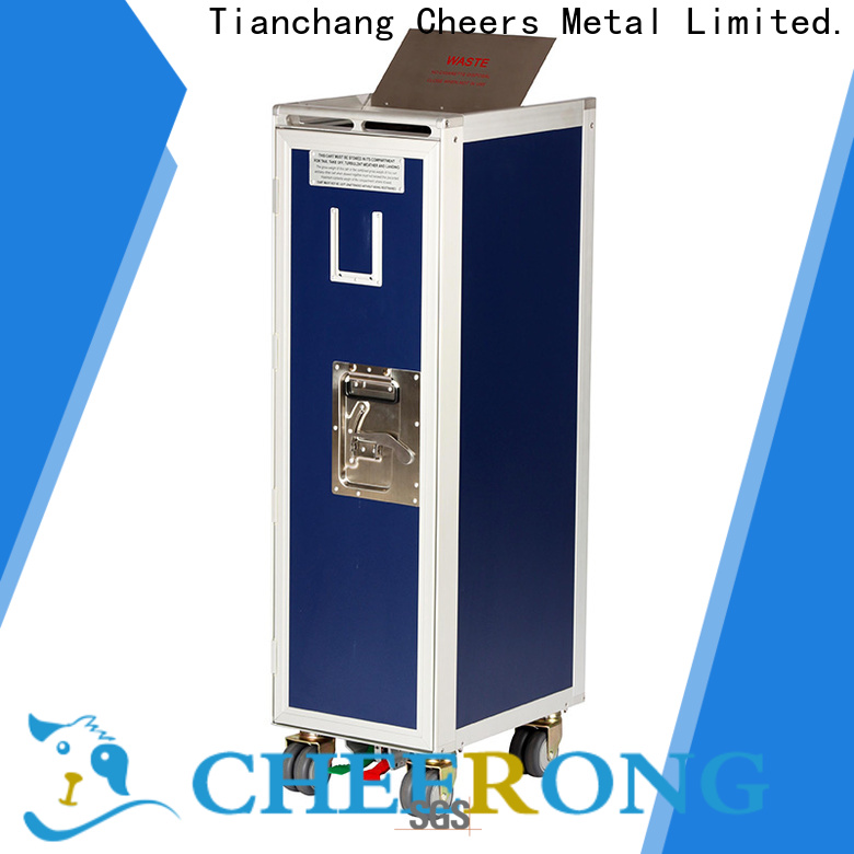 Cheerong Durable aluminum airport shopping cart overseas trader for airport
