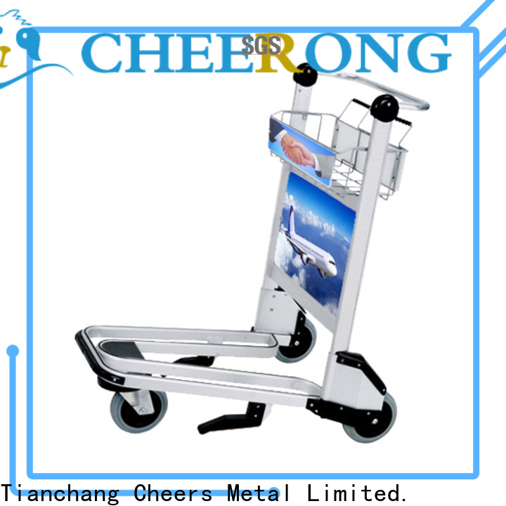 Cheerong Leading airport luggage dolly supplier for airdrome