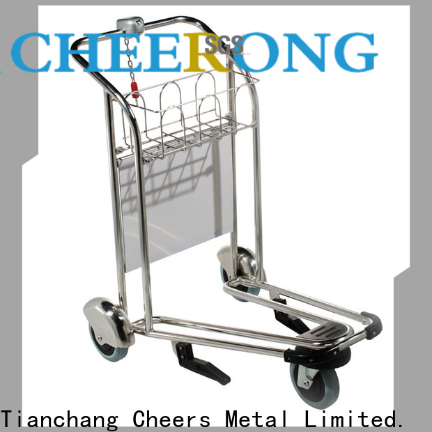 Cheerong Leading airport baggage trolley supplier for airport