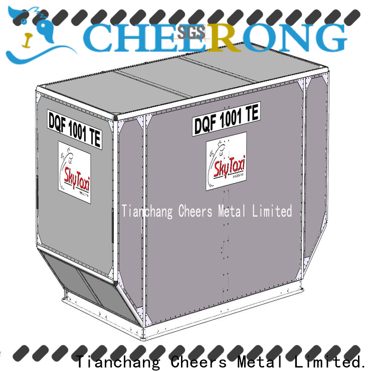 eco-friendly aircraft container quick transaction for flying field