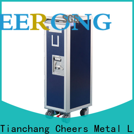 Cheerong Durable airline catering trolley manufacturer for flying field