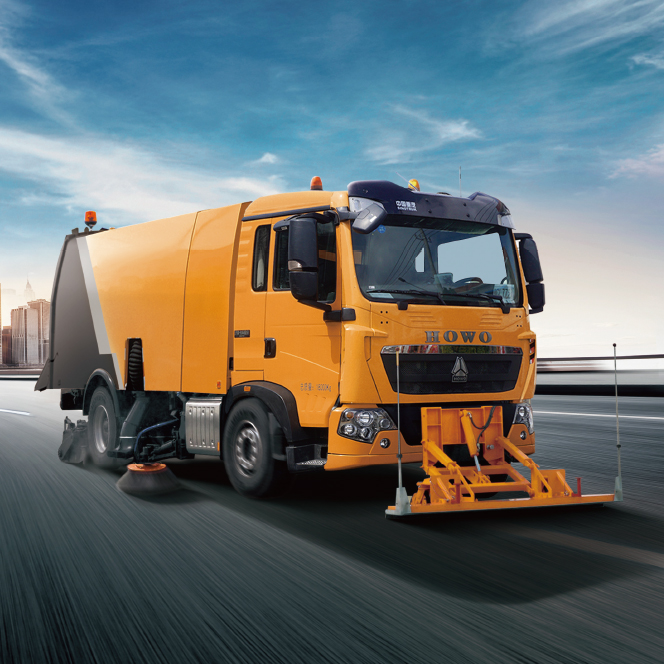 Airport Road Multi-Purpose Runway Sweeper FOD Removal Vehicle