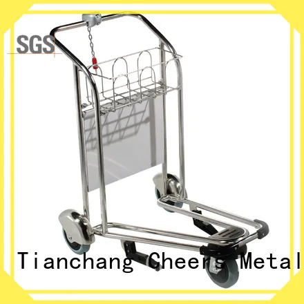 high-end quality airport baggage trolley exporter for airport