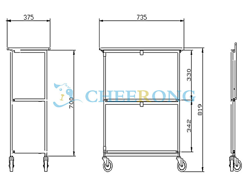 Airline Service Trolley Manufacturer, Aircraft Food Trolley Cheerong