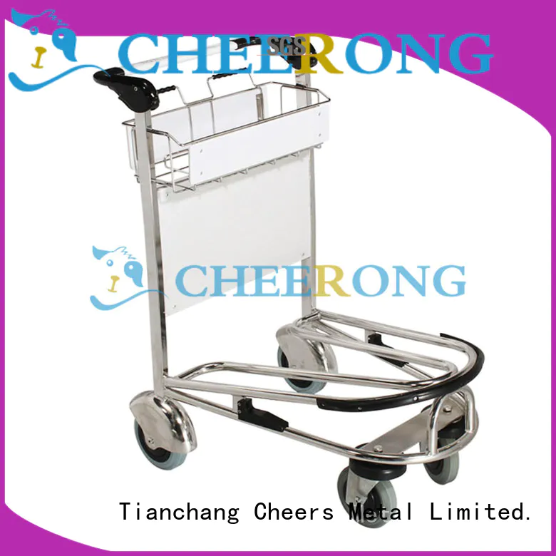 Cheerong luggage cart airport exporter for flying field