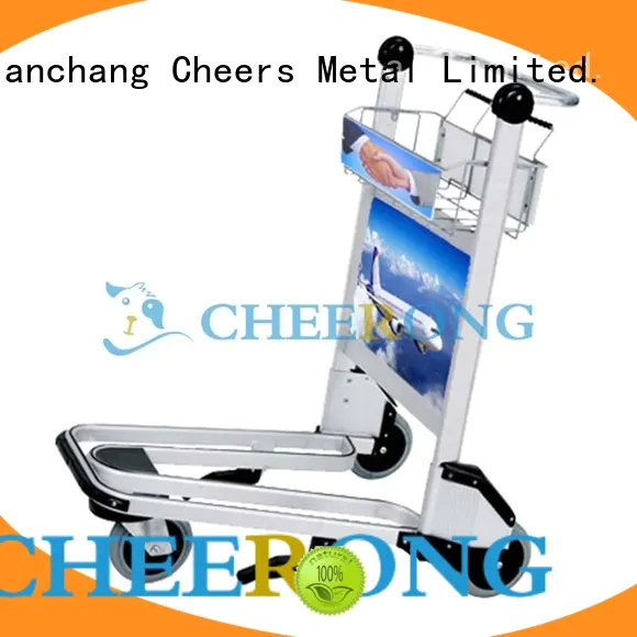 high-end quality airport shopping trolley wholesaler trader for airdrome