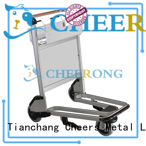 2019 New airport aluminum luggage trolley