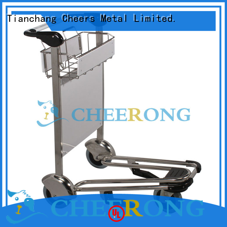 2019 New stainless steel airport trolley