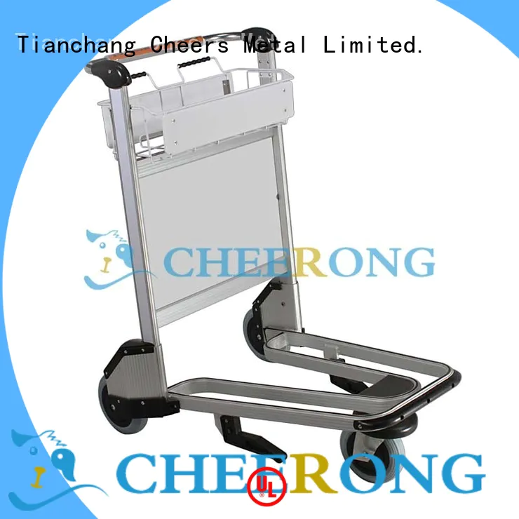 Cheerong high-end quality airport luggage cart exporter for airport