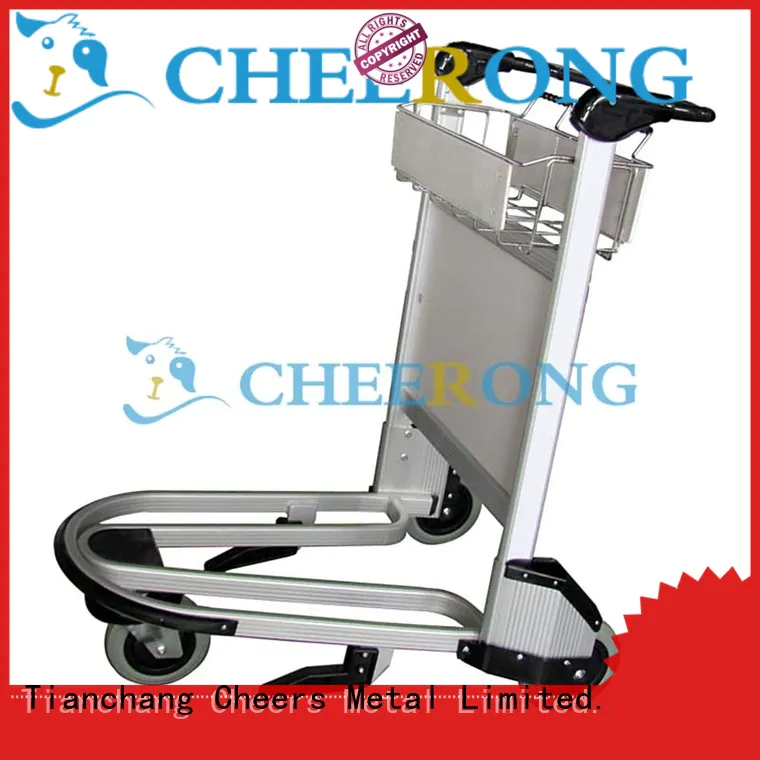 Cheerong airport baggage trolley exporter for flying field